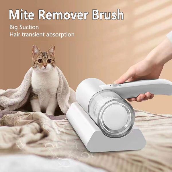 Пилосос для видалення кліщів MITE REMOVER Портативний бездротовий УФ-прилад для очищення матраців, подушок, іграшок, меблів від пилових кліщів 52910/5 фото