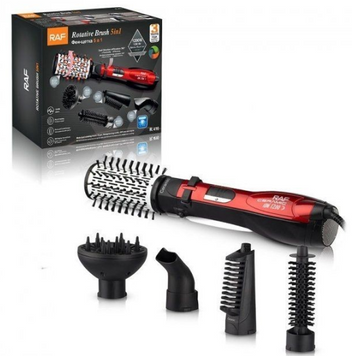 Фен-щітка для волосся Rotative Brush RAF R416 ∙ Брашинг для укладання волосся з насадками 5 в 1, 1200Вт 52691/00 фото