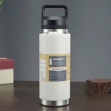 Чашка - термос с крышкой Sport Bottle 987A 600 мл &middot; Туристический термос термобутылка из нержавеющей стали 11755/59 фото