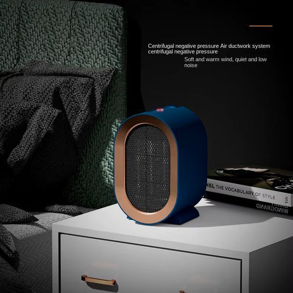 Портативный обогреватель, 1200W AIR HEATER &middot; Компактный настольный дуйчик &middot; Мини тепловентилятор с керамическим нагревателем / А 906-219 52592/10 фото
