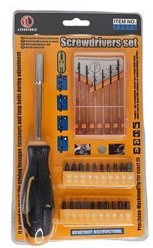 Набір викруток з різними насадками Screwdriver Set 13776-2 ∙ Викрутки Set 13776-2 з комплектом змінних насадок 56556/5 фото