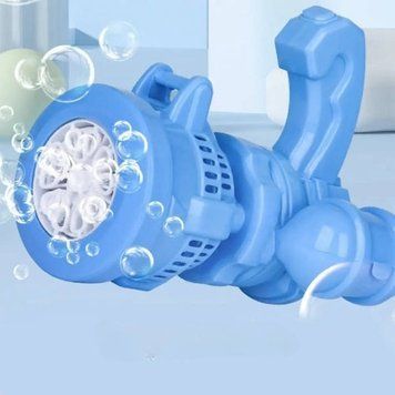 Детский пузырьковый пистолет Bubble Machine Toy &middot; Автоматический пулемёт &ndash; генератор мыльных пузырей 52496/5 фото