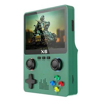Игровая портативная консоль X6 с 3,5-дюймовым монитором и 1000 играми ∙ Портативная игровая приставка X6 10000 игр 3,5'' IPS 56656/59 фото