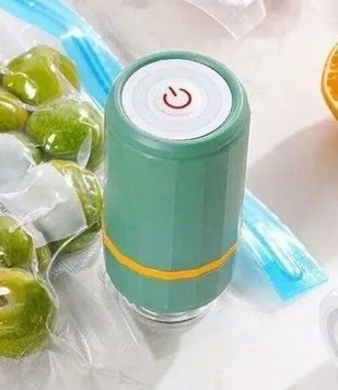 Вакуумний пакувальник XL-709 &bull; Акумуляторний вакууматор для продуктів і банок 55619/5 фото