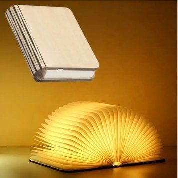 Складная LED лампа-книжка с аккумулятором 22*16*2,5см ∙ Светильник - ночник в форме книги с регулируемой яркостью 55050/19 фото