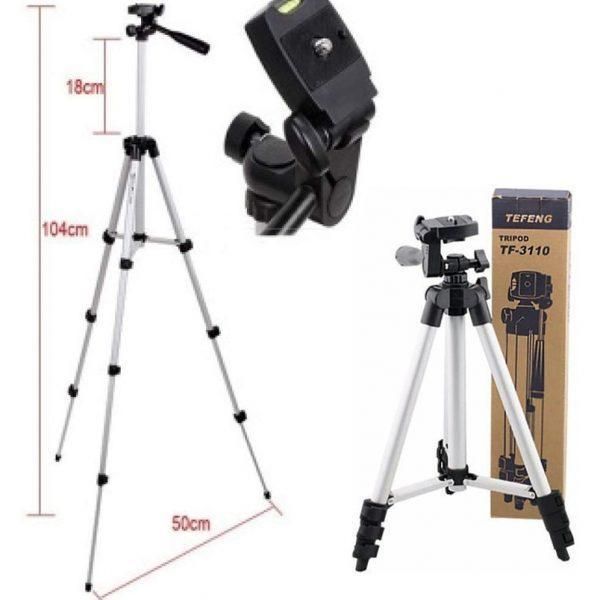 Штатив для камеры Tripod TF-3110 Трипод &ndash; стойка телескопическая с держателем смартфона 63044/00 фото