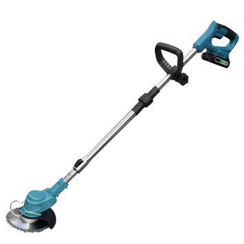 Беспроводная газонокосилка Lawn mower 48В 2000 мАч &middot; Садовый аккумуляторный триммер для травы с 2 аккумуляторами 52448/5 фото