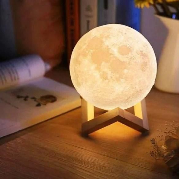 Настільний 3D світильник &ndash; нічник Місяць ∙ Magic 3D Moon Lamp 51457/9 фото