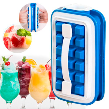 Лёдница герметичная Fill&Carry Without Spilla 18 ячеек ∙ Контейнер &ndash; ледница ∙ Форма для льда 51407/5 фото