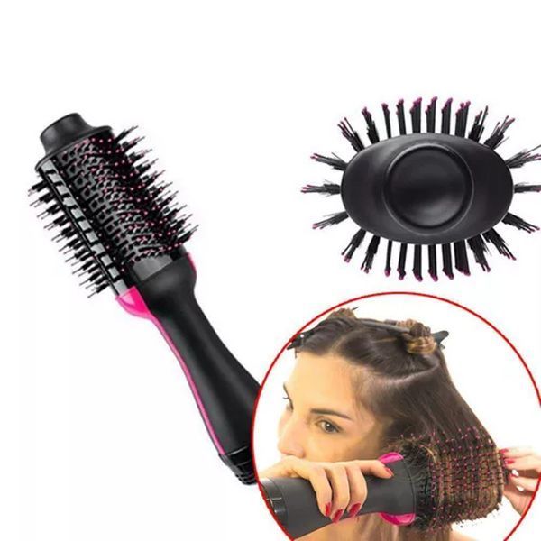 Фен - щітка для волосся One Step Hair Dryer and Styler Стайлер з обертанням для укладання волосся 3 в 1 50064/00 фото