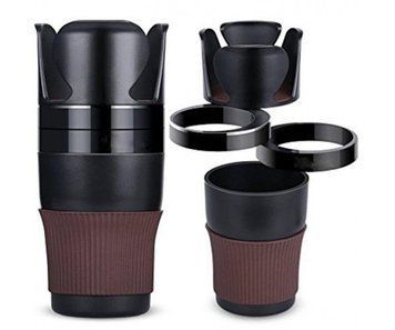 Автомобільний холдер підстаканник у машину Car holder Multi cup 5 в 1 ∙ Мультичашка &ndash; органайзер тримач склянок, напоїв, телефону та аксесуарів 51656/51 фото