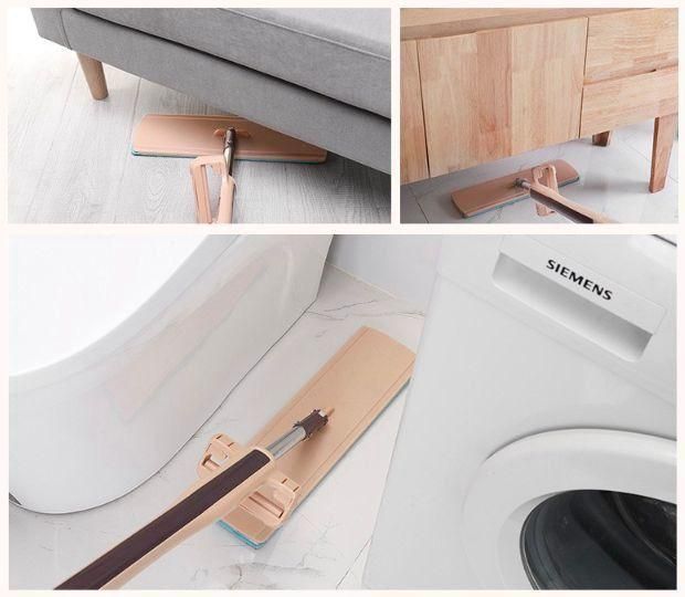 Швабра лентяйка с отжимом Spin Mop Cleaner 360 ∙ Самоотжимающая швабра микрофибра для быстрого мытья полов 79137/98 фото