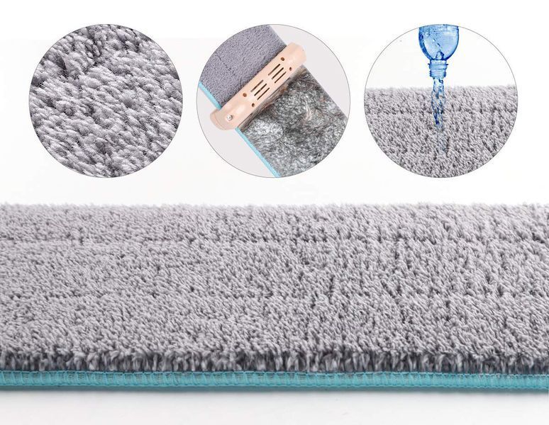 Швабра лентяйка с отжимом Spin Mop Cleaner 360 ∙ Самоотжимающая швабра микрофибра для быстрого мытья полов 79137/98 фото