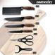 Набор кухонных ножей 4 шт + ножницы и овощечистка Kitchen utensils HA-177 ∙ Кухонный набор ножей HA-177 56920/5 фото 6