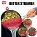 Універсальний друшлаг - накладка для зливу води BETTER STRAINER Друшляк | сито | ситечко 79086/51 фото 5