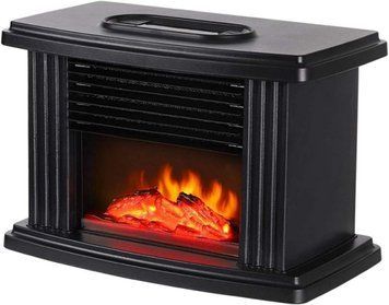Обогреватель в виде камина Flame Heater для дома ∙ Портативный мини-обогреватель Flame Heater 57018/5 фото