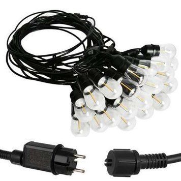 Гірлянда садова світлодіодна RED GARDEN 10 м 25x LED лампочок &bull; LED підсвітка ретро для дому та вулиці живлення від мережі 220В 56365/34 фото