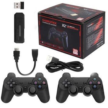 Игровая приставка X2 Plus Gamestick с двумя беспроводными джойстиками ∙ Gamepad-приставка X2 Plus 64GB с поддержкой 4K Ultra HD 56816/9 фото