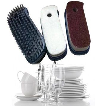 Набір щіток&nbsp;для миття та чистки Hudraulic Cleaning Brush універсальна кухонна чистяча,&nbsp;набір&nbsp;з 3 шт. 51208/5 фото