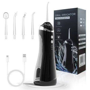 Портативный ирригатор для полости рта Find your beauty с USB зарядкой и насадками 55244/9 фото