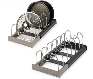 Розсувний органайзер DISH RACK ∙ Тримач для зберігання кришок 52614/59 фото