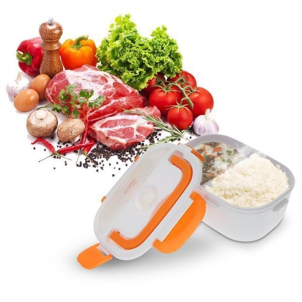 Ланч-бокс із підігрівом від мережі 220V Electric lunch box 79097/00 фото