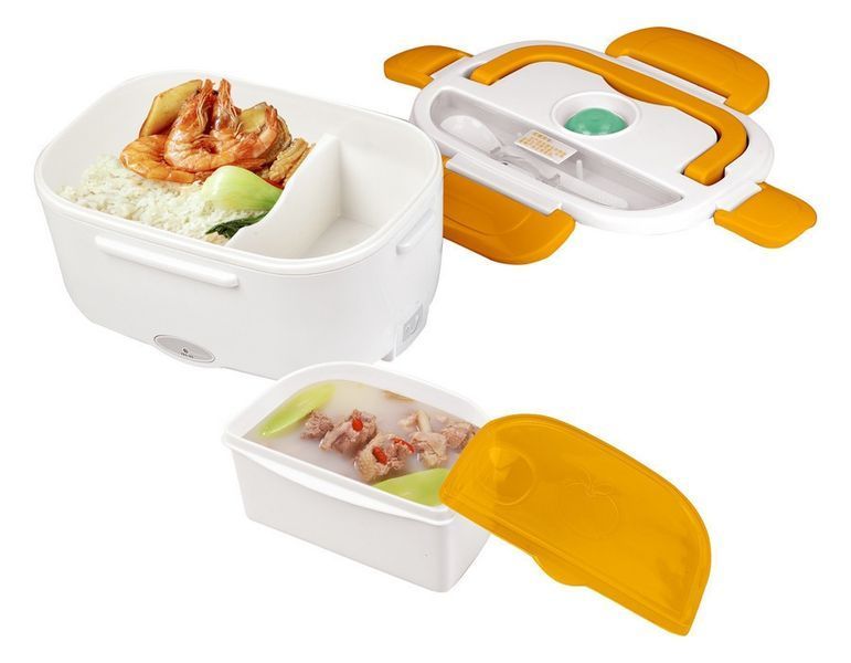 Ланч-бокс із підігрівом від мережі 220V Electric lunch box 79097/00 фото