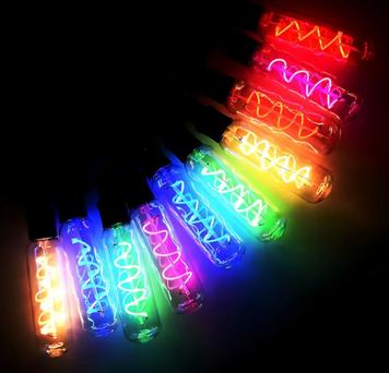 Гирлянда Удлинённые лампы спираль SFK-48 220V ∙ Уличная LED-гирлянда SFK-48 с удлинёнными спиральными лампами 56818/59 фото