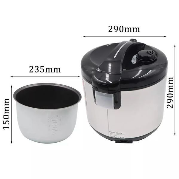 Мультиварка Hoffmans 6.0L 900W HM-715 ∙ Мультиварка HM-715 для дому 56764/19 фото