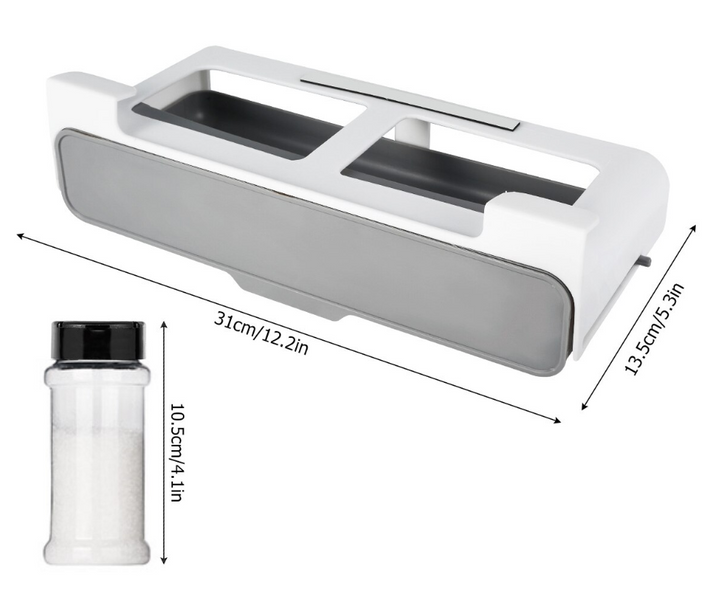 Подвесной органайзер для специй Under-shelf Spice Rack Набор баночек &ndash; спецовниц, 6 шт. 52758/5 фото