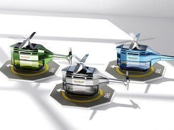 Автомобільний ароматизатор Вертоліт на сонячній батареї Drone Car Fragrance із обертанням 360&deg; 55014/1 фото