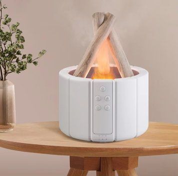 Увлажнитель воздуха с имитацией пламени костра &middot; Диффузор для дома Flame Light с подсветкой и пультом LY-651 52914/10 фото