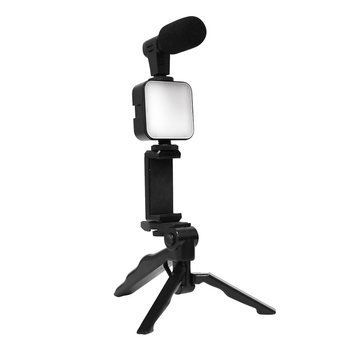 Комплект для влогінгу VIDEO-MAKING KIT AY49 для смартфона з перехідником Type-C &bull; Набір блогера для телефону 4в1 AY-49 56472/9 фото
