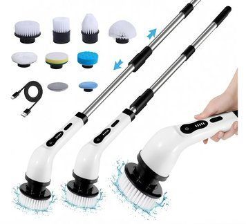 Електрична щітка для прибирання 9 в 1 Electric Cleaning Brush &bull; Універсальна електрощітка RESTEQ JY-6010 для дому 56407/5 фото