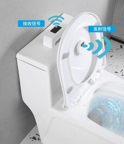 Бесконтактная сенсорная кнопка Sensor button для слива бачка унитаза 54054/5 фото