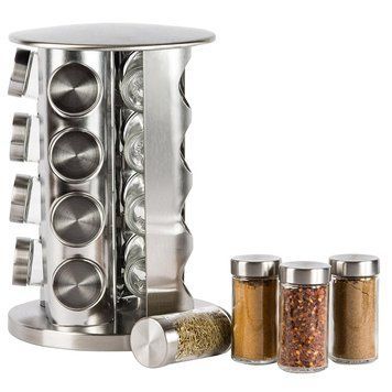 Набір ємностей для спецій і приправ на підставці, що крутиться Spice Carousel, 16 баночок 51965/99 фото