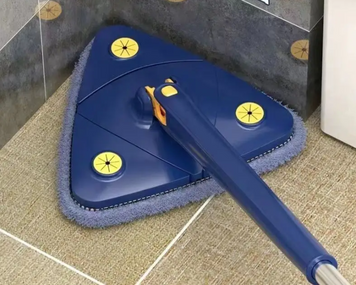 Инновационная регулируемая швабра Triangle MOP ∙ Треугольная швабра с отжимом и поворотом на 360 55557/55 фото