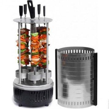 Електрошашличниця Bbq на 6 шампурів SW8808, 1000 Вт ∙ Домашня електрична шашличниця 45126/5 фото