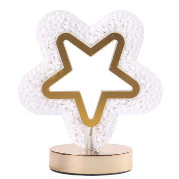 Настільна лампа Crystal Diamond зірка &bull; Настільний LED нічник Crystal Diamond у формі зірки з 3 режимами світла 56269/12 фото
