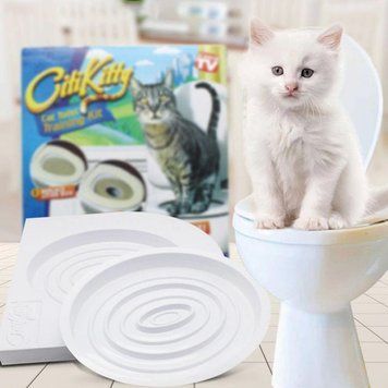 Система привчання котів&nbsp;до унітазу Туалет для кота Citi Kitty Cat Toilet Training 51579/51 фото