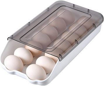 Контейнер - лоток для зберігання яєць EGG TRAY Органайзер для холодильника на 14 яєць 52136/5 фото