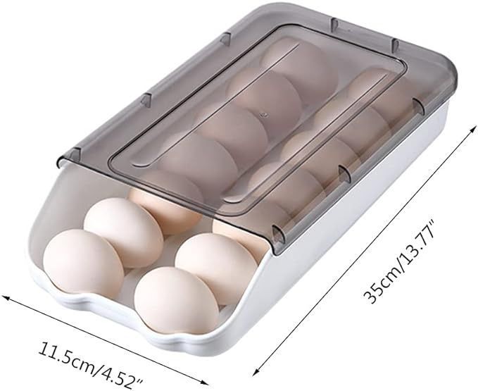 Контейнер - лоток для хранения яиц EGG TRAY Органайзер для холодильника на 14 яиц 52136/5 фото