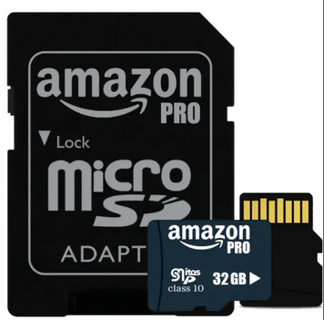 Карта пам'яті Micro SDHC 32GB Amazon pro microSD Мікро СД картка з адаптером 11836/40 фото