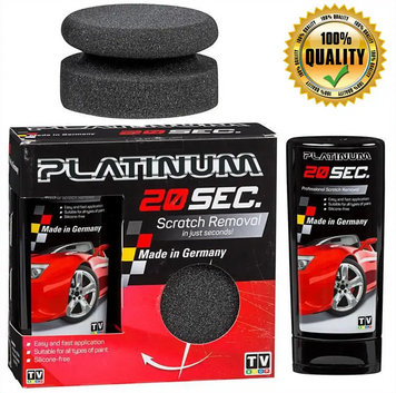 Средство для удаления царапин Platinum 20 sec / Паста для полировки автомобиля 11770/9 фото