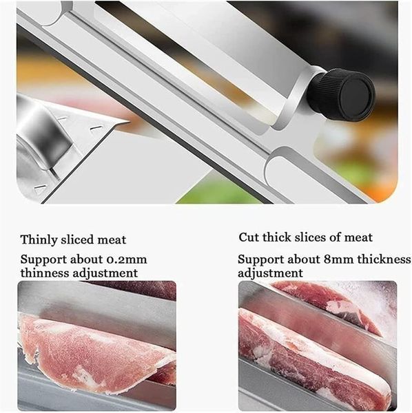 Слайсер для тонкой нарезки мяса LY-619 для дома ∙ Ломтерезка для мясных изделий LY-619 56881/5 фото