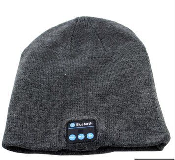 Шапка із вбудованими bluetooth навушниками SPS Hat BT ∙ Портативна колонка-шапка Bluetooth music hat 51633/00 фото