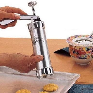 Кондитерский шприц &ndash; пресс для печенья 20 насадок Cookie Press 51583/00 фото