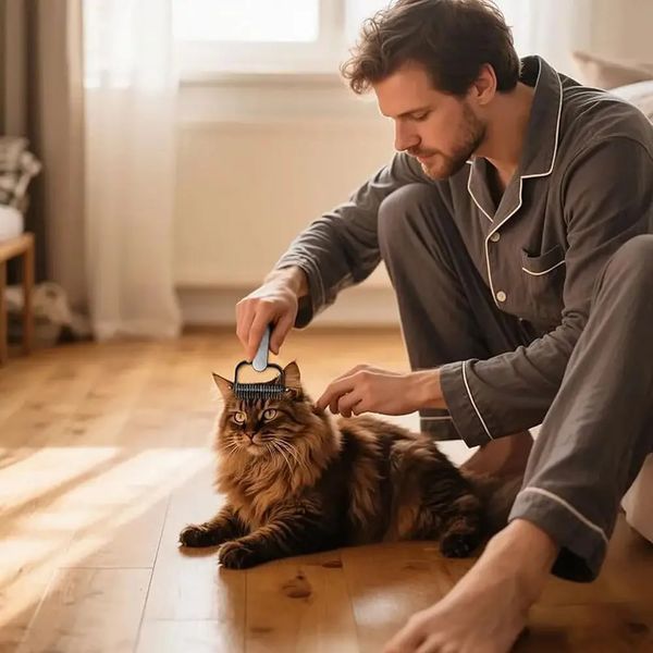 Щітка для вичісування шерсті &bull; Чесалка для тварин Pet Comb 55851/5 фото