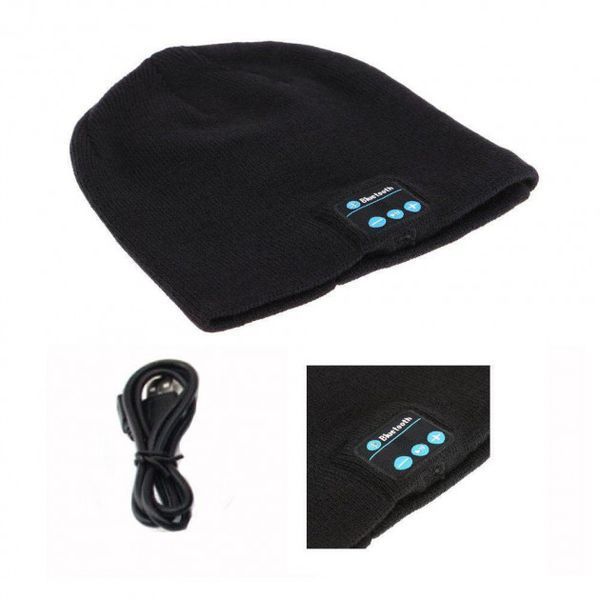 Шапка із вбудованими bluetooth навушниками SPS Hat BT ∙ Портативна колонка-шапка Bluetooth music hat 51633/00 фото