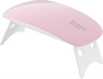 Лампа для манікюру SUN Mini UV/LED для полімеризації гелю та сушіння гель-лаку, 6W 52883/9 фото